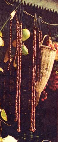 Аджанджухуа - низки орехов в киселе из виноградного сусла