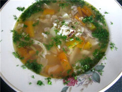 Ахудзрца - суп из пшена